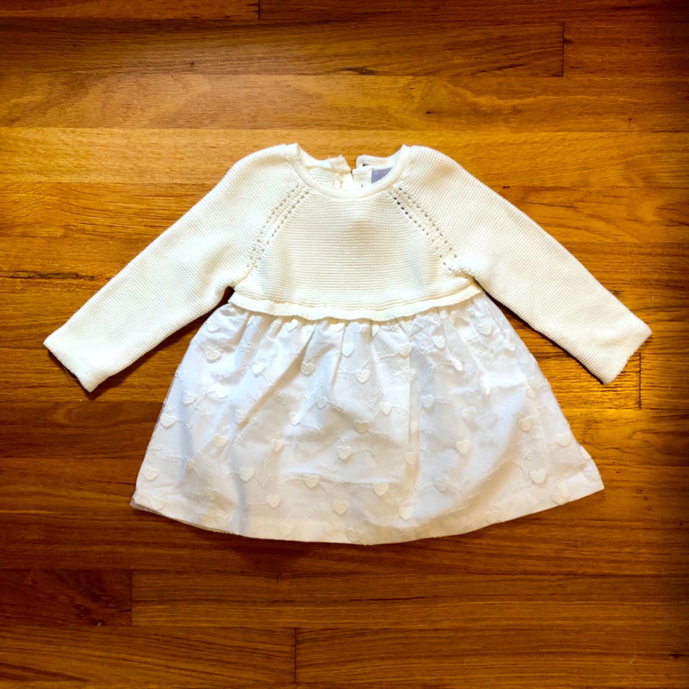 Tahari Ivory Sweater Knit Dress